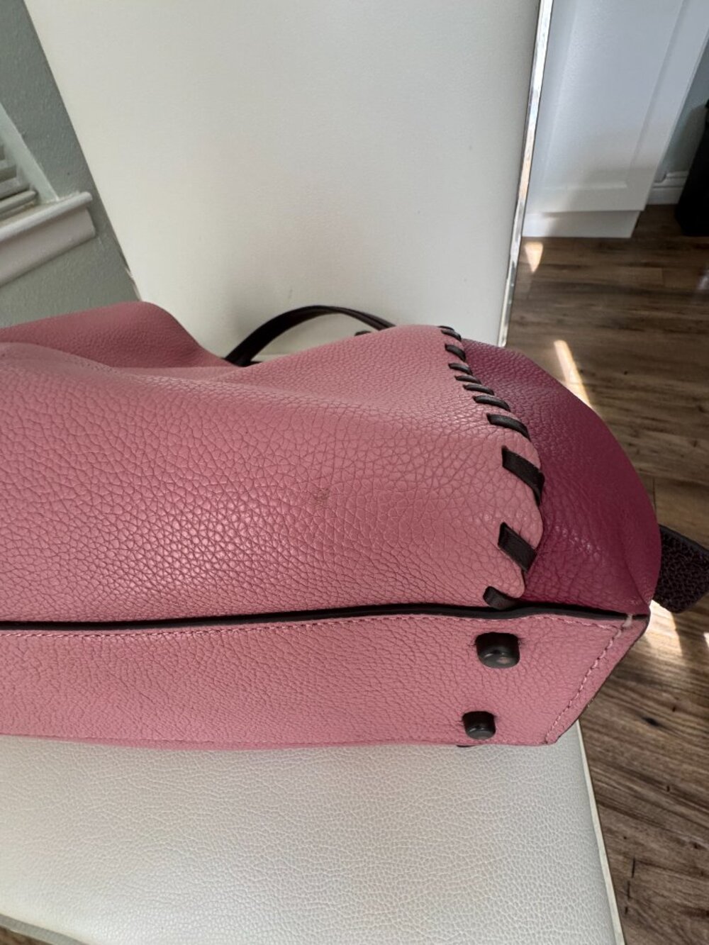 COACH Retail Dalton 31 Colorblock Pebble Leather Hobo Whipstitch 76068 - Picture 12 of 13